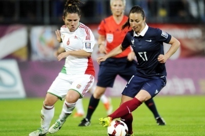 Gaëtane Thiney a inscrit son douzième but lors de ces éliminatoires Gaëtane Thiney a inscrit son douzième but lors de ces éliminatoires