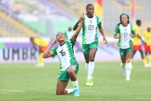 Rasheedat Ajibade, décisive lors de cette compétition en l'absence d'Oshoala, blessée (photo CAF)