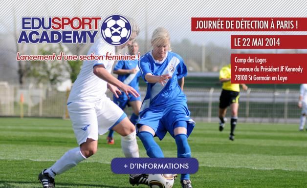 EDUSPORT ACADEMY - Ouverture d'une section féminine ! EDUSPORT ACADEMY - Ouverture d'une section féminine !