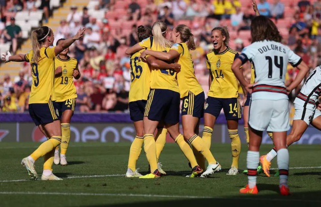 Les Suédoises ont été d'une efficacité redoutable (photo UEFA) Les Suédoises ont été d'une efficacité redoutable (photo UEFA)
