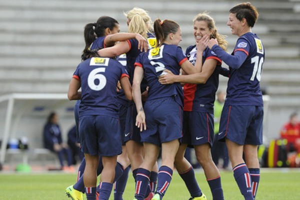 Les Parisiennes joyeuses ! (photo psg)