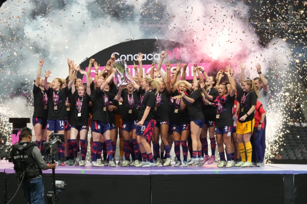 Les USA célèbrent leur 9e titre continental (photo USWNT) Les USA célèbrent leur 9e titre continental (photo USWNT)
