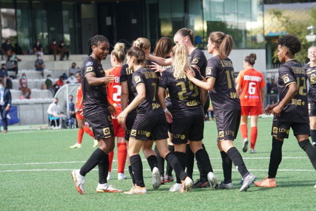 Oparanozie, Barbance, Salaün, Carage et Tarrieu ne sont plus dijonnaises (photo Footofeminin) Oparanozie, Barbance, Salaün, Carage et Tarrieu ne sont plus dijonnaises (photo Footofeminin)