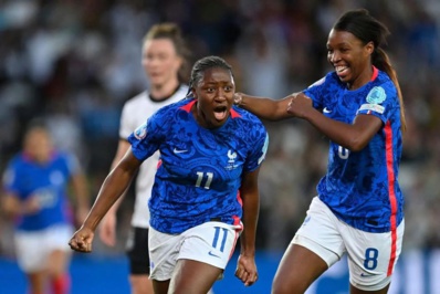 Diani a permis aux Bleues de revenir quatre minutes après le but concédé (photo UEFA) Diani a permis aux Bleues de revenir quatre minutes après le but concédé (photo UEFA)