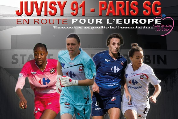 D1 - FCF JUVISY - PSG, plus qu'une affiche, avec une opération caricative