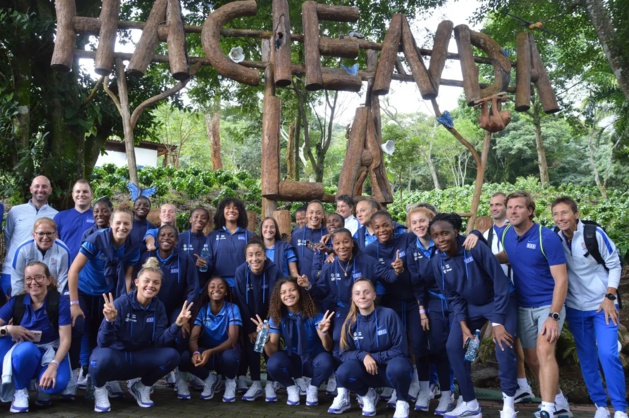 Les Françaises se sont adaptées progressivement sur le sol costaricain (photo FFF) Les Françaises se sont adaptées progressivement sur le sol costaricain (photo FFF)