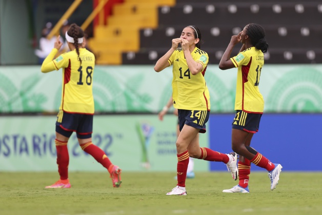 Les Colombiennes ont frappé en fin de match (photo FIFA)