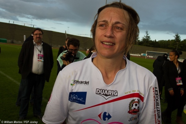 Dernier match à domicile pour Sandrine Soubeyrand, qui a vécu un samedi riche en émotions Dernier match à domicile pour Sandrine Soubeyrand, qui a vécu un samedi riche en émotions