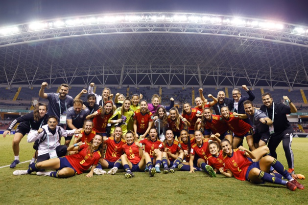 L'Espagne en demi (photo FIFA) L'Espagne en demi (photo FIFA)