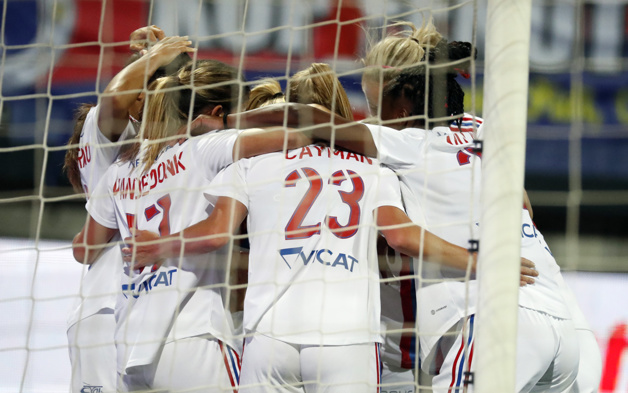 Les Lyonnaises ont trouvé la faille en début de match (photo OL) Les Lyonnaises ont trouvé la faille en début de match (photo OL)