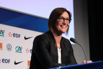 Corinne Diacre, jeudi dernier lors de l'annonce de la liste (photo FFF) Corinne Diacre, jeudi dernier lors de l'annonce de la liste (photo FFF)