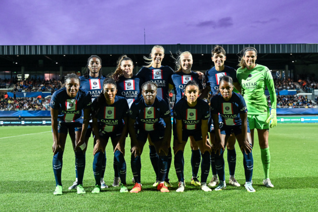 Le PSG lors du trophée des championnes (photo PSG)