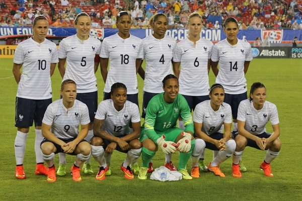 Le onze français (photo A Mesa/FFF)