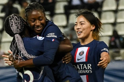Diani a marqué le but de la victoire à cinq minutes de la fin (photo PSG) Diani a marqué le but de la victoire à cinq minutes de la fin (photo PSG)