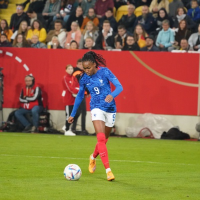 Pour sa première sélection, Thoams a obtenu un penalty (photo FFF) Pour sa première sélection, Thoams a obtenu un penalty (photo FFF)