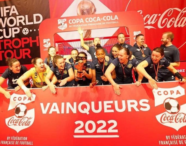 Nantes Métropole Futsal, vainqueurs en 2021 et 2022 (photo FFF) Nantes Métropole Futsal, vainqueurs en 2021 et 2022 (photo FFF)