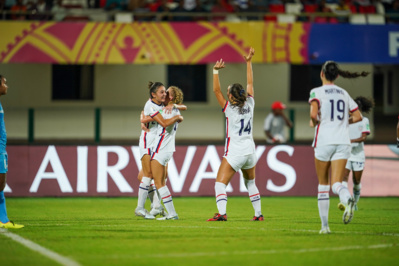 Les Américaines ont signé leur plus large victoire dans leur histoire de la Coupe du Monde U17 (photo USYNT)