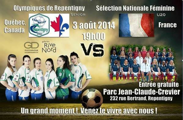 Source : Site officiel Club Sport Repentigny Source : Site officiel Club Sport Repentigny