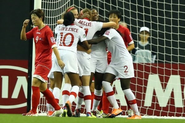 Les joueuses canadiennes respirent ! (photo fifa.com) Les joueuses canadiennes respirent ! (photo fifa.com)