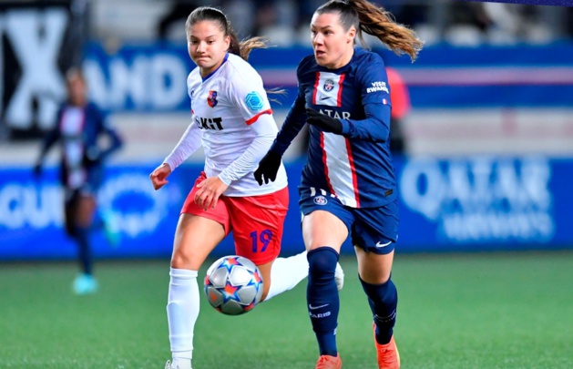 Ramona Bachmann et le PSG gagnent leur premier match de la phase de groupe (photo PSG) Ramona Bachmann et le PSG gagnent leur premier match de la phase de groupe (photo PSG)