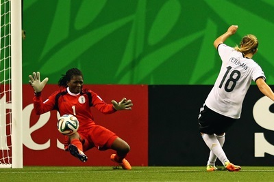 Le but libérateur de Petermann (photo FIFA) Le but libérateur de Petermann (photo FIFA)