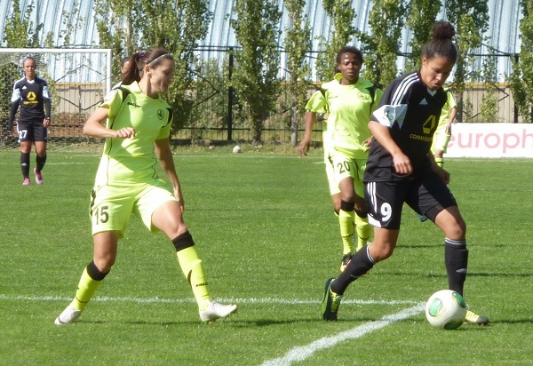 Frankfurt et Celia Sasic n'ont pas concrétisé leurs occasions (photo FFC)