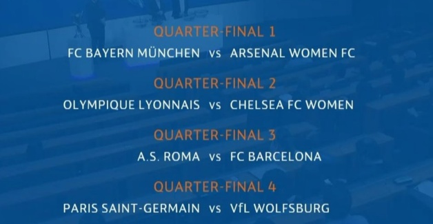 Ligue des Champions - L'OL face à CHELSEA, le PSG contre WOLFSBURG Ligue des Champions - L'OL face à CHELSEA, le PSG contre WOLFSBURG