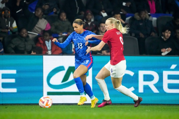 Estelle Cascarino avec Kenza Dali ont touché le plus de ballons côté français (61 chacune) (photo Twitter EDFF)