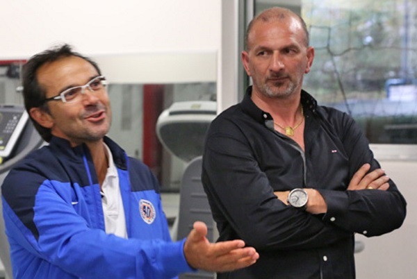 Jean-Louis Saez (Montpellier) et Claude Rioust (Arras) (photo FFF)