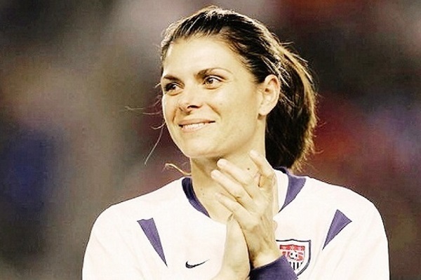 Mia Hamm sous le maillot US (photo DR)