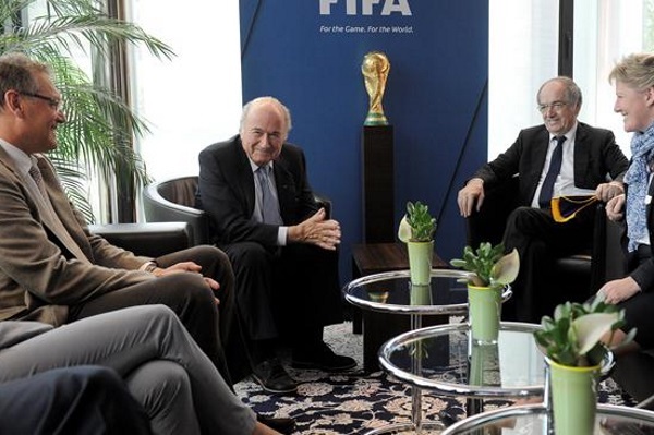 Les représentants de la FFF (photo FIFA) Les représentants de la FFF (photo FIFA)