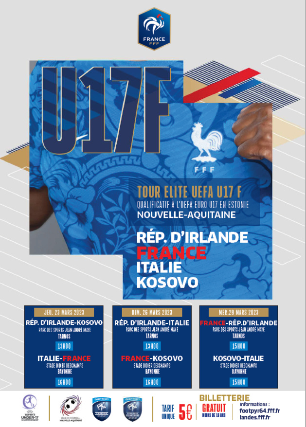 #U17F - Deuxième tour de qualification : l'ITALIE pour débuter #U17F - Deuxième tour de qualification : l'ITALIE pour débuter
