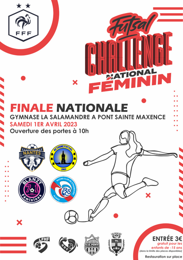 Challenge National Futsal - Le programme de la finale nationale Challenge National Futsal - Le programme de la finale nationale