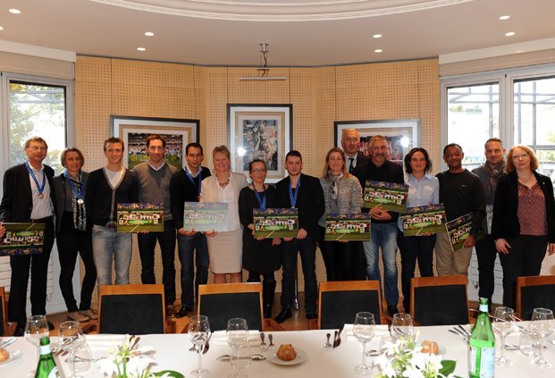 Le staff U20, troisième du dernier Mondial, reçu à la FFF (photo FFF) Le staff U20, troisième du dernier Mondial, reçu à la FFF (photo FFF)
