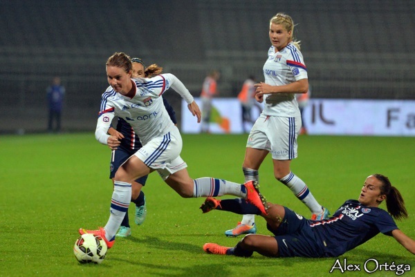 Amandine Henry a été plus en difficulté que lors du match de D1 à Gerland