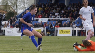 Demarest-Pouplet était titulaire dans le but tricolore Demarest-Pouplet était titulaire dans le but tricolore