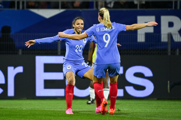 Cascarino a fait une entrée remarquée, Le Sommer renoue avec un doublé (photo EDF) Cascarino a fait une entrée remarquée, Le Sommer renoue avec un doublé (photo EDF)
