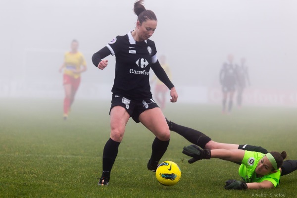 Gaëtane Thiney dimanche face à Albi (photo A Nelson Sindfoul)