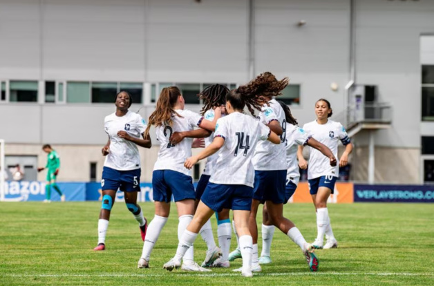 Les Françaises ont bien négocié les deux premières rencontres sur le même score (photo UEFA.com) Les Françaises ont bien négocié les deux premières rencontres sur le même score (photo UEFA.com)