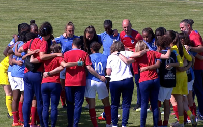 Le groupe tricolore à l'issue de la rencontre Le groupe tricolore à l'issue de la rencontre