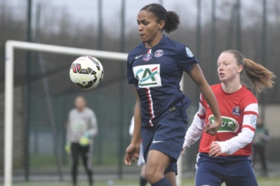 Marie-Laure Delie a évolué à la pointe de l'attaque (photo PSG) Marie-Laure Delie a évolué à la pointe de l'attaque (photo PSG)
