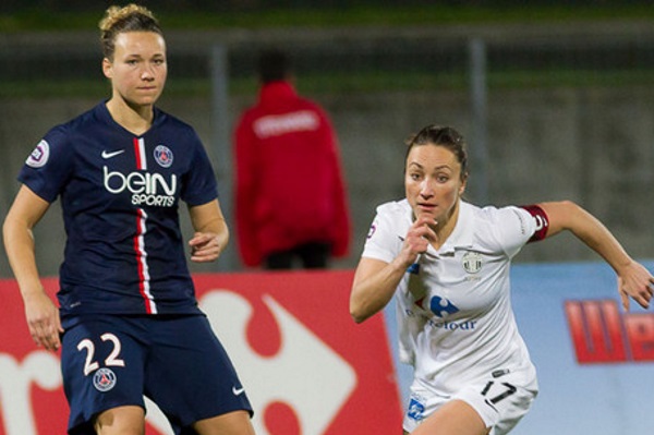 Josephine Henning et Gaëtane Thiney (photo PSG.fr)