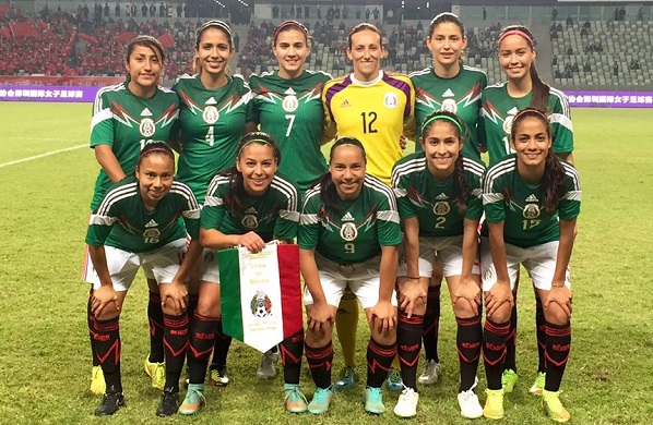 Le onze mexicain aligné ce dimanche (photo FMF) Le onze mexicain aligné ce dimanche (photo FMF)