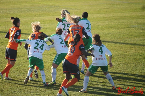 Montpellier s'est imposé un à zéro face à Saint-Etienne (photo ASSE féminines)