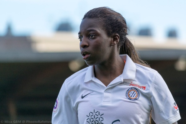 Viviane Asseyi a disputé son 100e match en D1 ce dimanche à Rodez (photo Mica MGB/Phootorafettes)