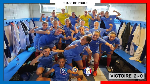 La joie tricolore dans le vestiaire La joie tricolore dans le vestiaire