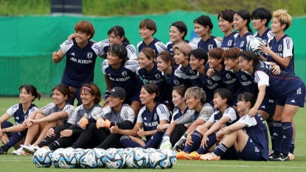 Les Nadeshiko en préparation (photo goal.com)