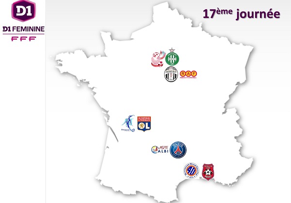 D1 - Retrouvez les infos et buteuses de cette 17ème journée