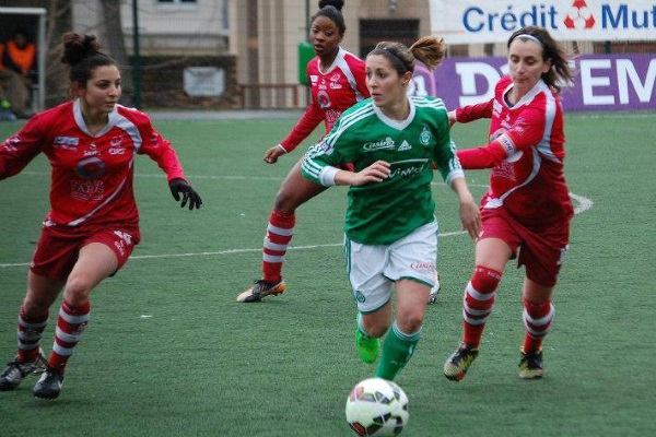 Sarah Palacin, auteur d'un triplé (photo ASSE féminines)