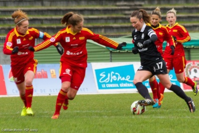 Gaëtane Thiney, passeuse décisive pour Amélie Coquet (photo WM/FCF Juvisy)